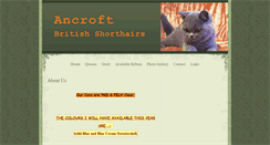 Desktop Screenshot of ancroftbritish.com